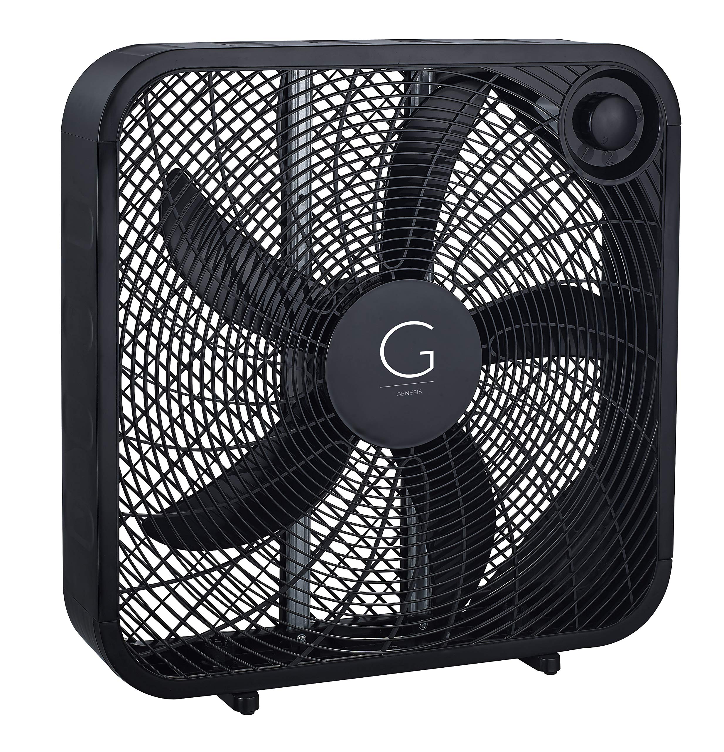 Genesis 20Box fan sleek neutral design fits any decor