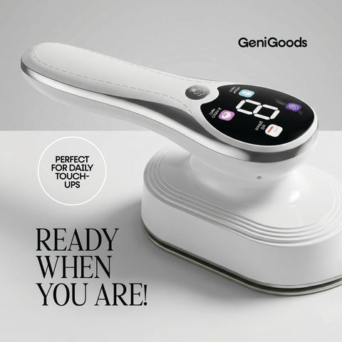 Geni Goods transparent water tank for easy refilling.