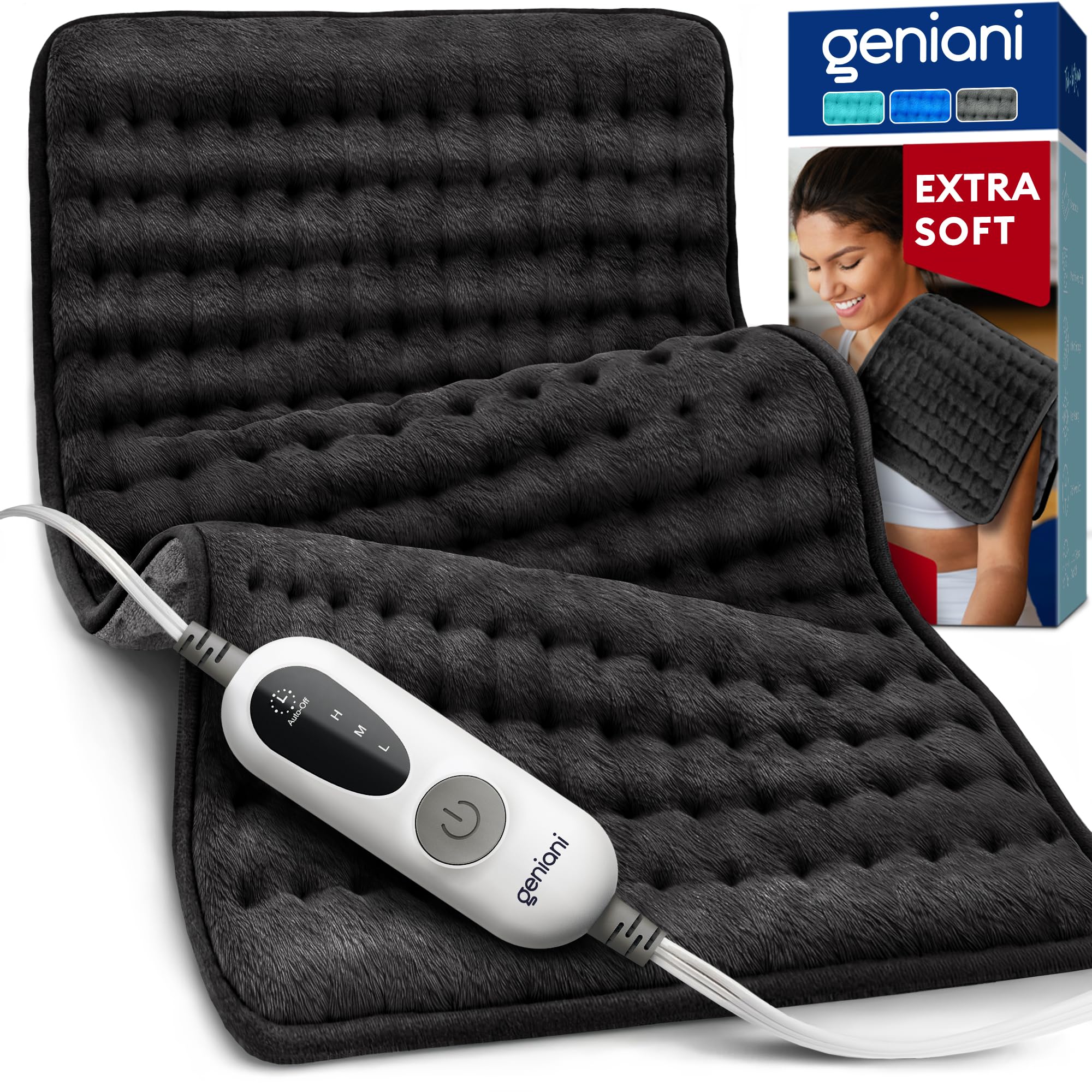 GENIANI double-sided micro-plush for versatile warmth.