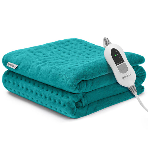 GENIANI heating pad wrapped around back for targeted warmth and relief.