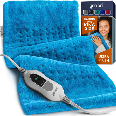 GENIANI heating pad back 12x24 provides instant warmth for tense muscles