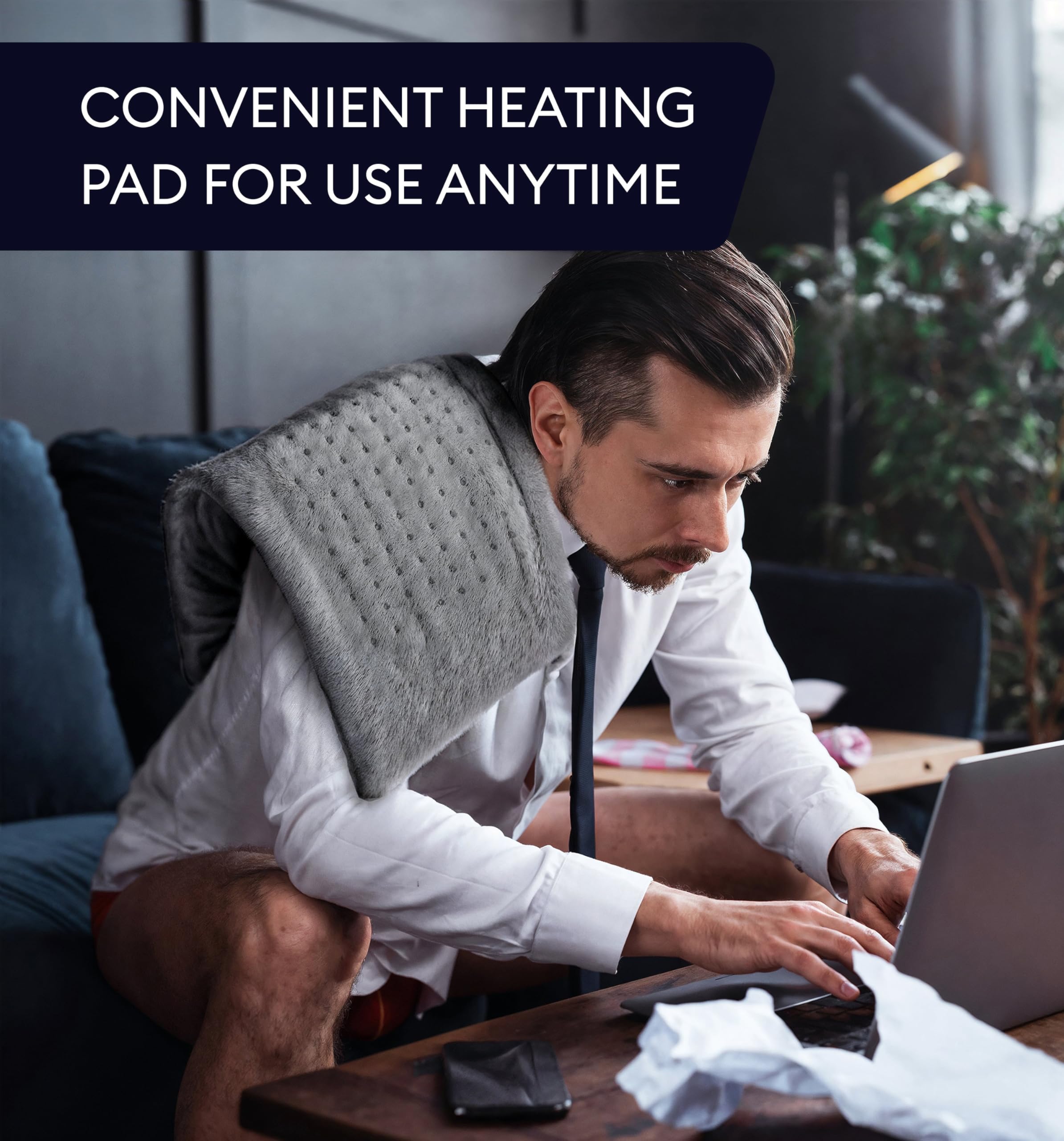 GENIANI machine washable heating pad for easy care