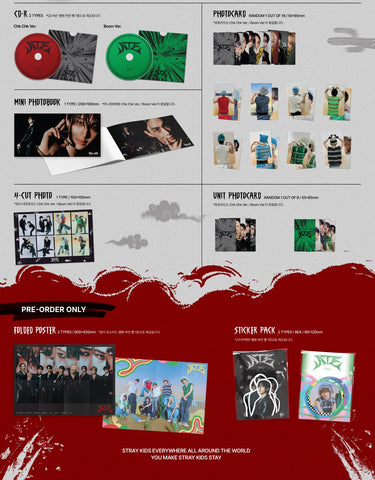 Genie Music Stray Kids ATE Chk Chk pre-order gift image, perfect for gifting and display