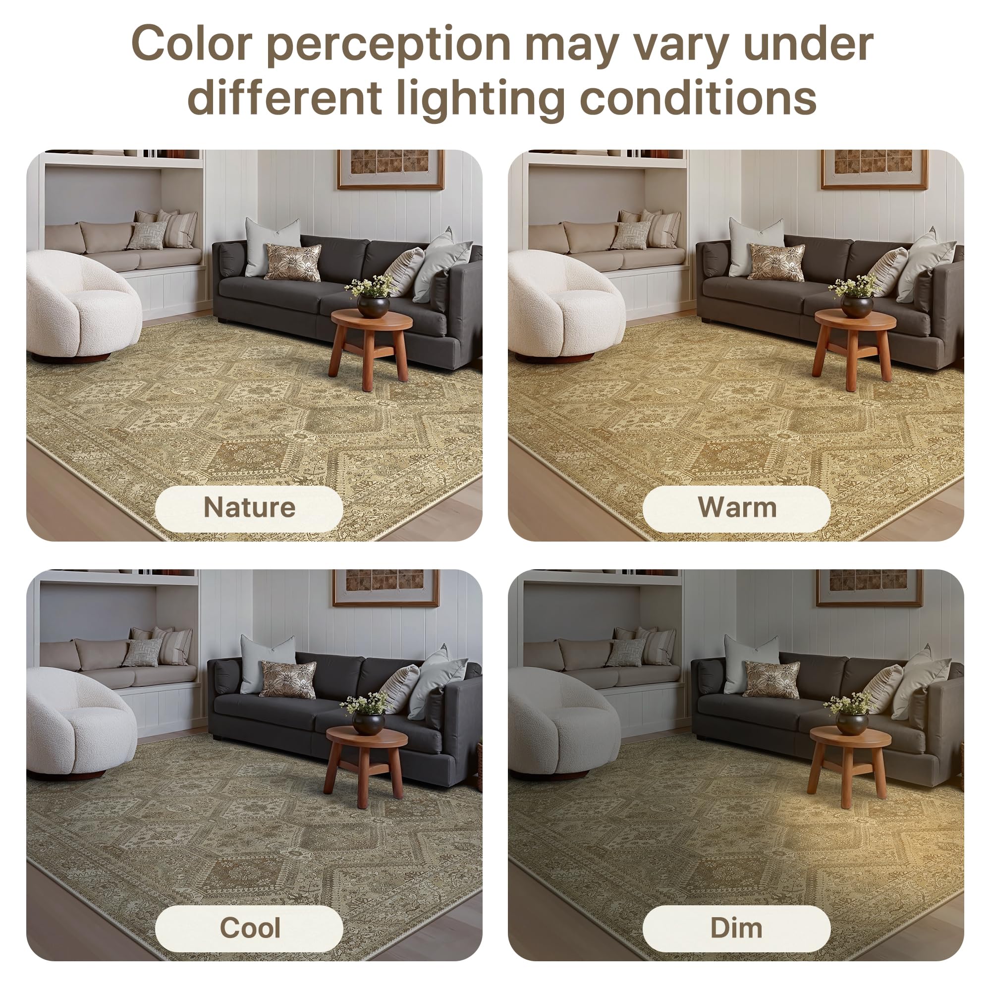 GENIMO bedroom ambience rug creates a cozy retreat