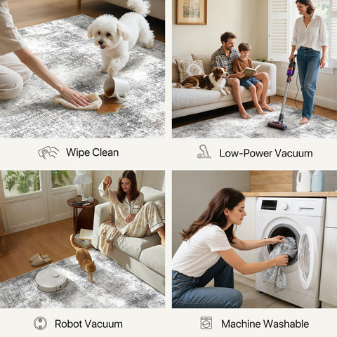 GENIMO low-pile texture feels soft underfoot and blends with any decor.