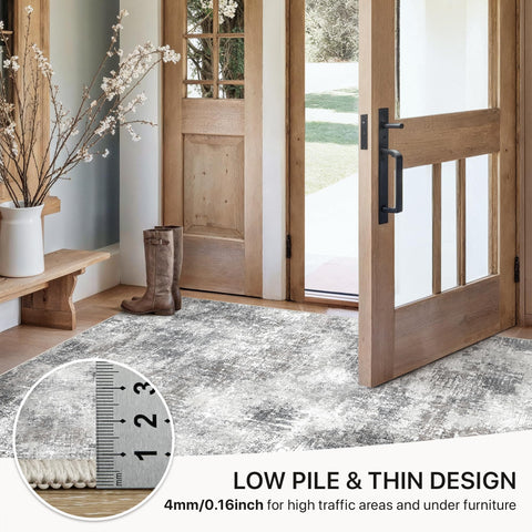 GENIMO square-edge design adds durability and keeps edges neat in high-traffic rooms.