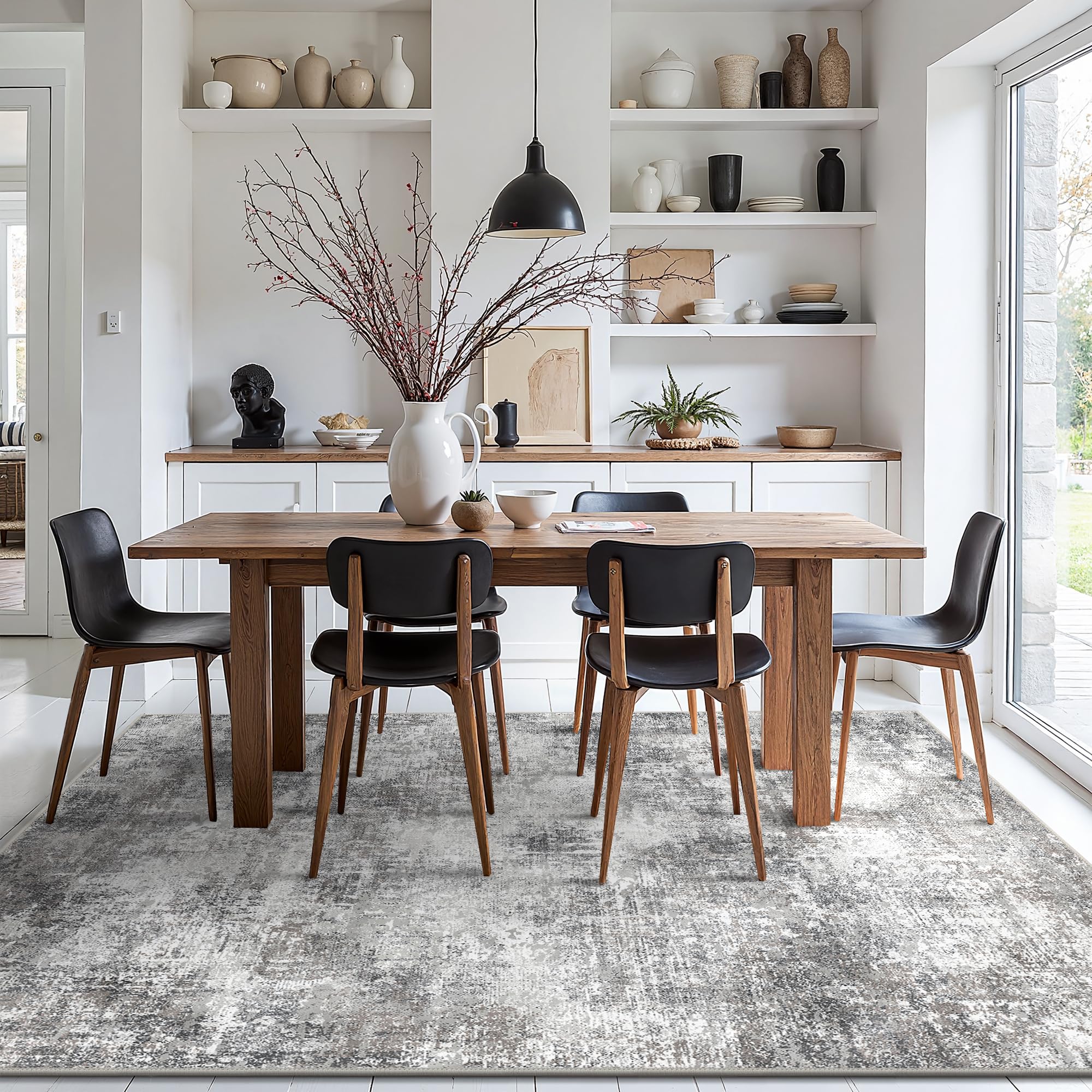 GENIMO grey tones with intricate motifs bring warmth and vintage charm.