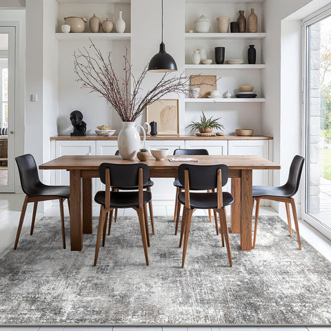 GENIMO grey tones with intricate motifs bring warmth and vintage charm.