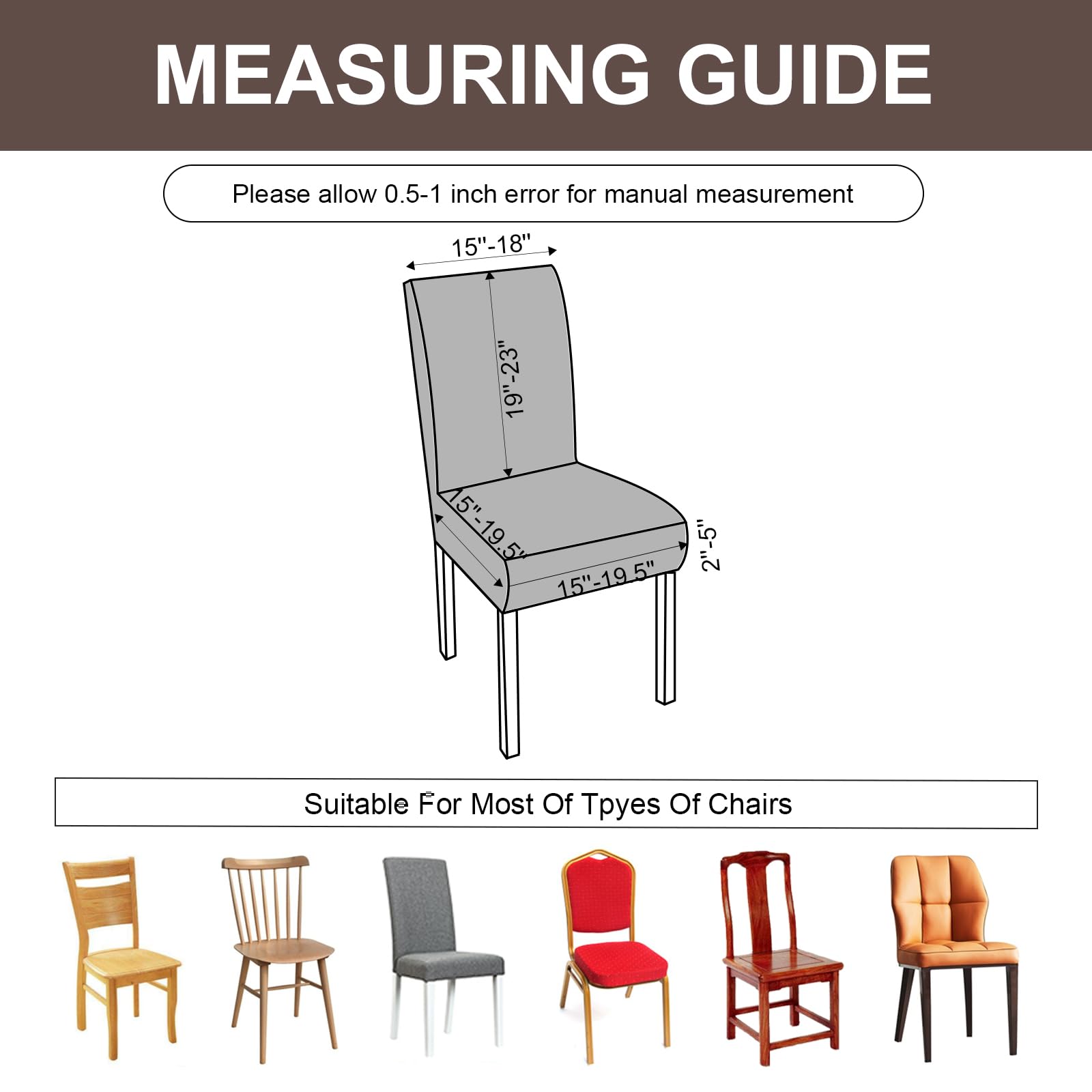 Genina dining chair cover in a kitchen setting showing versatile use