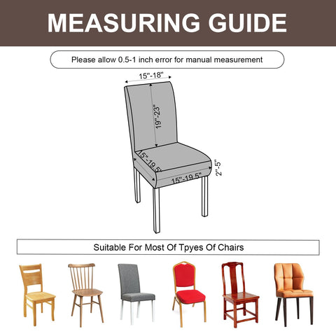 Genina dining chair cover in a kitchen setting showing versatile use