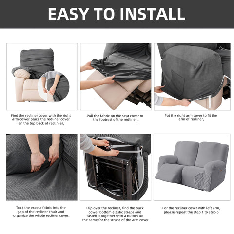 Genina machine-washable slipcover ready for simple cleaning.