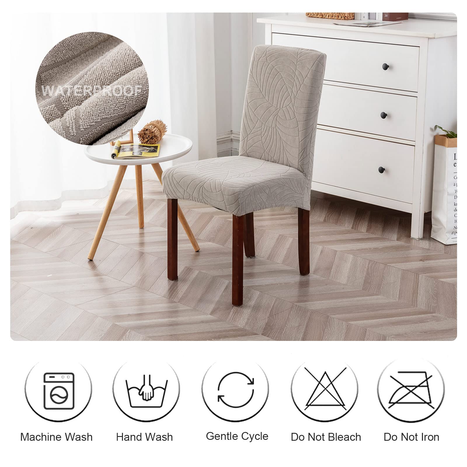 Genina 6-pack chair covers display cohesive protection for multiple seats.