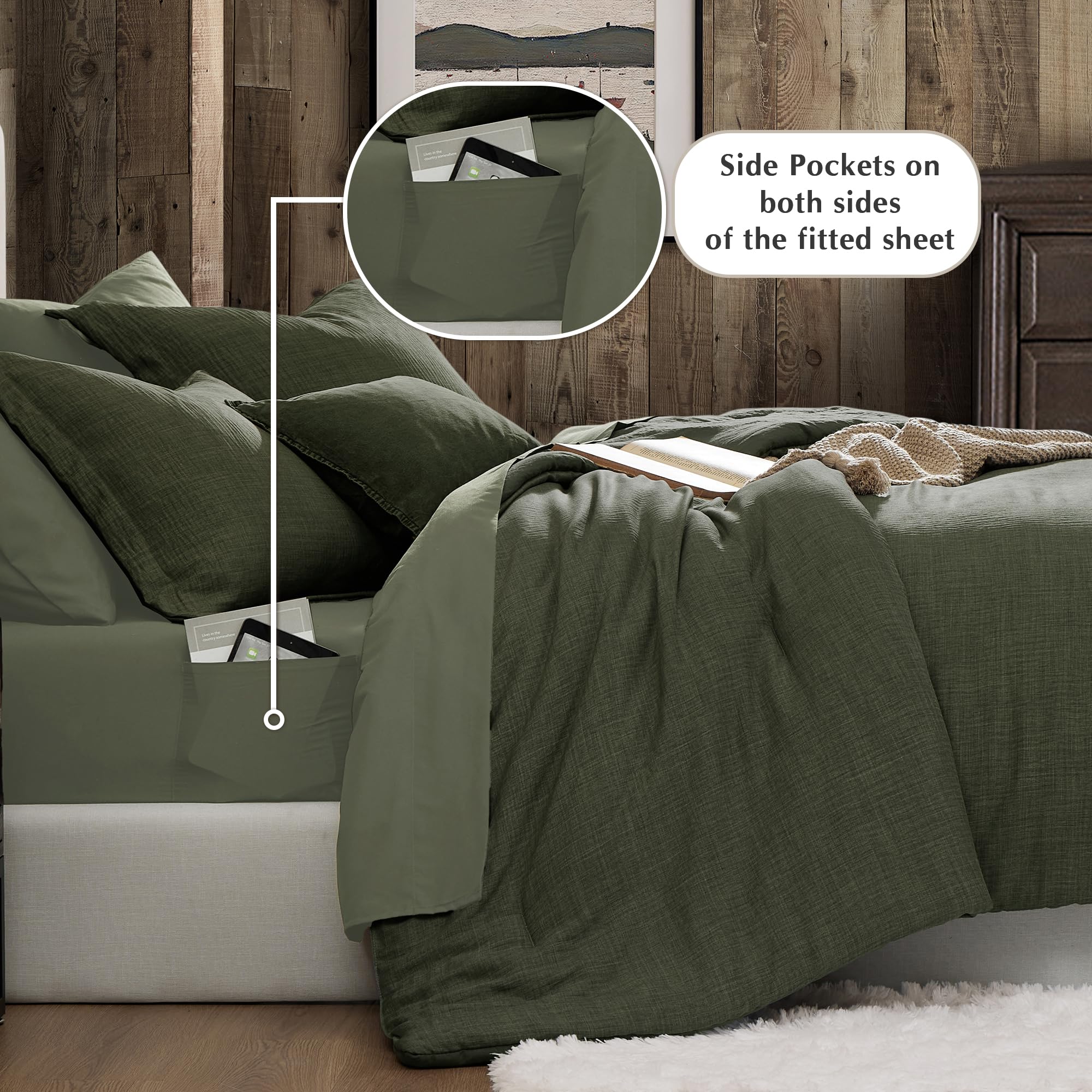 Geniospin flat sheet 108x102 offers silky-smooth sleep surface.