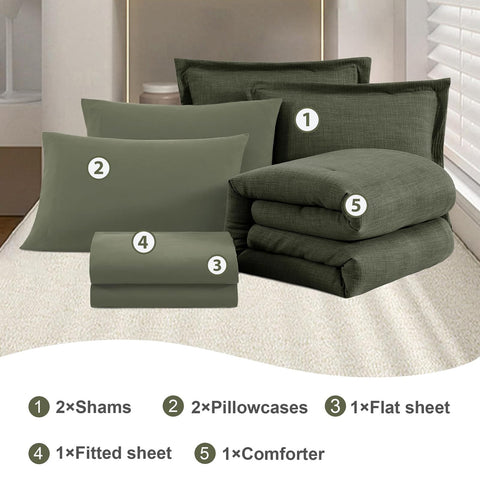 Geniospin shams 20x36 complete the cohesive bed look.