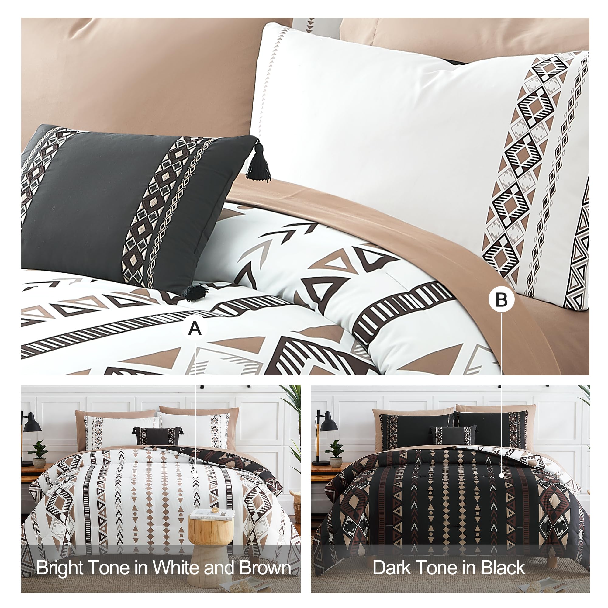 Geniospin fitted sheet pocket detail secures a 14-inch mattress for a smooth fit.