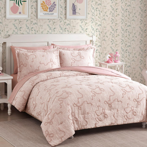 Geniospin Pink Queen flat sheet in soft, breathable fabric
