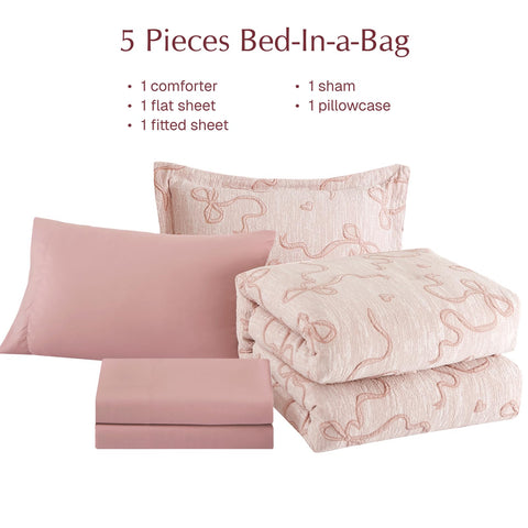 Geniospin pink pillow sham 20x26 completes a neat bed presentation.