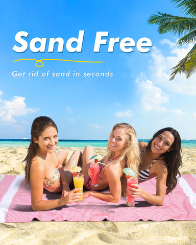 Genovega towel in modern colors for beach photos