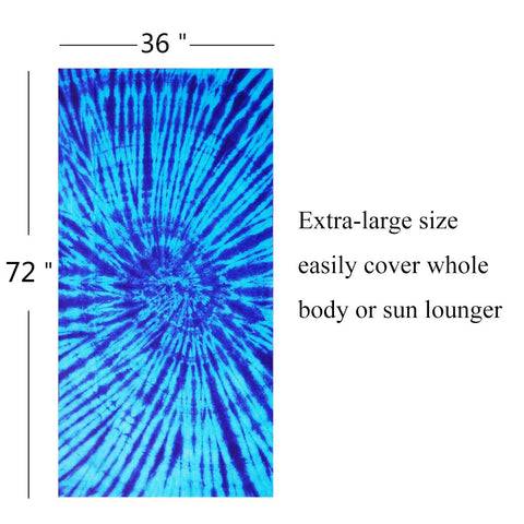 Genovega oversized beach towel on sand for relaxing beach days.