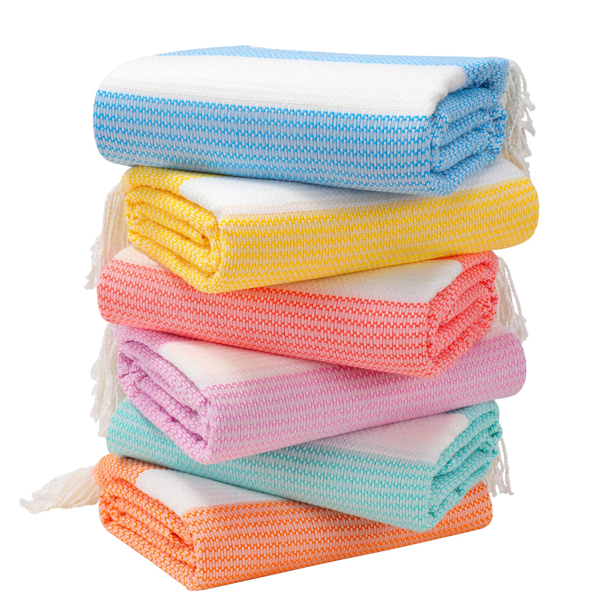 Genovega oversized Turkish towel 74x38 inches for poolside lounging