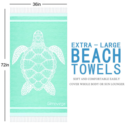 Genovega pineapple print towel, vibrant and fast-drying for vacations.