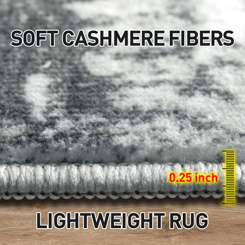 Gent Drizz faux-wool fiber rug offers durable, pet-friendly comfort.