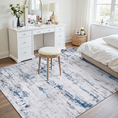 Gent drizz kid and pet friendly rug for busy family spaces.