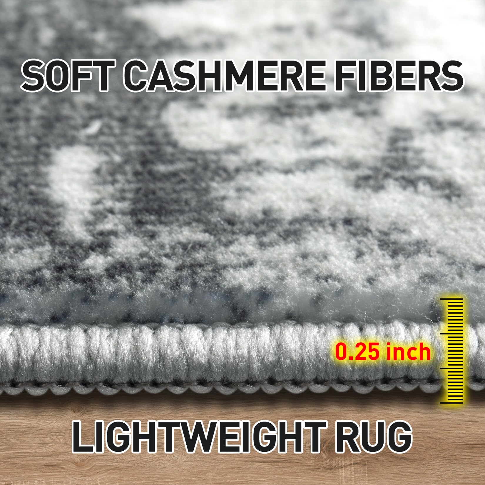 Gent drizz machine-washable rug; convenient stain cleanup