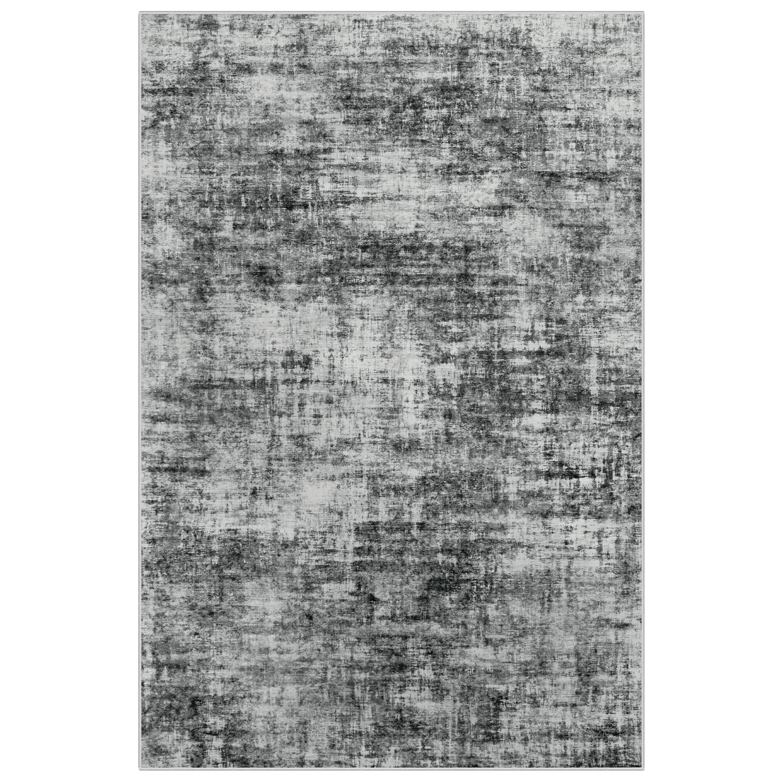 Gent drizz machine-washable area rug simplifies cleanup after spills.