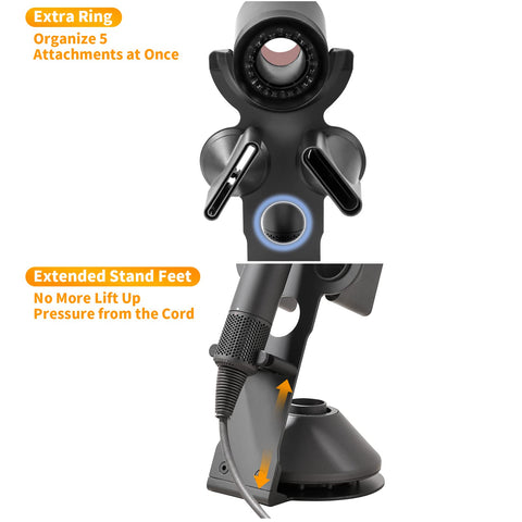 genyen eye dyson holder with magnetic snaps for easy alignment