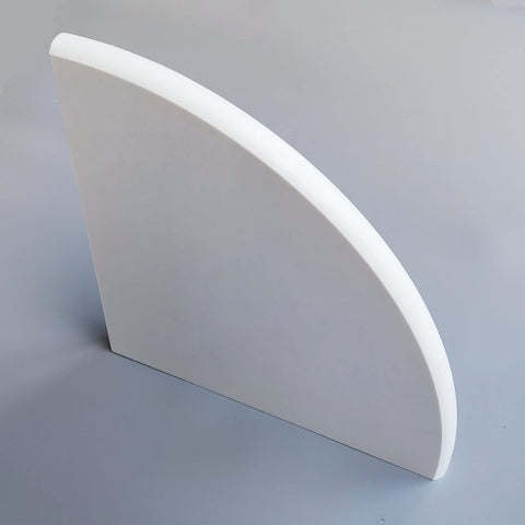 GEOONA white marble corner shelf fits varied decor styles.