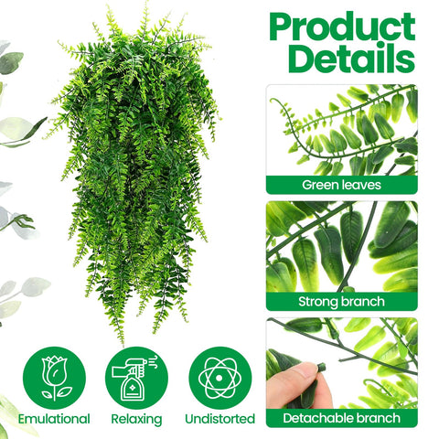 Geosar Boston fern garland 32-inch, perfect for weddings or events