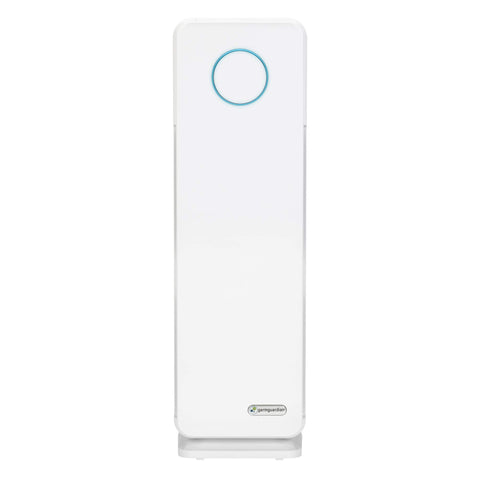 GermGuardian AC4300WPT room cleaning cycle illustrating coverage and airflow