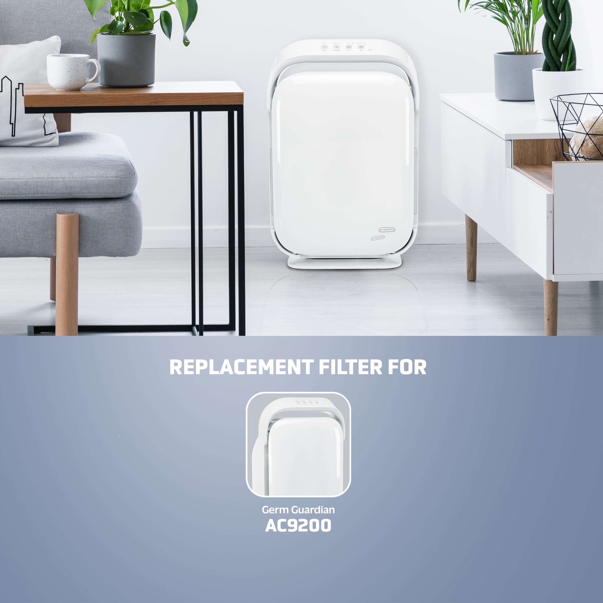 GermGuardian AC9200WCA-compatible filter shown for seamless unit replacement.