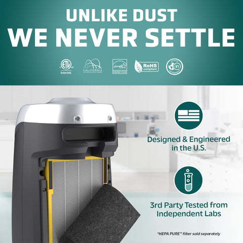 GermGuardian carbon replacement filter 4-pack compatible with AC4300CA series for easy upgrade.