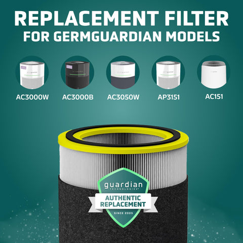 GermGuardian FLT151 activated carbon pre-filter reduces cooking and pet odors for fresher indoor air