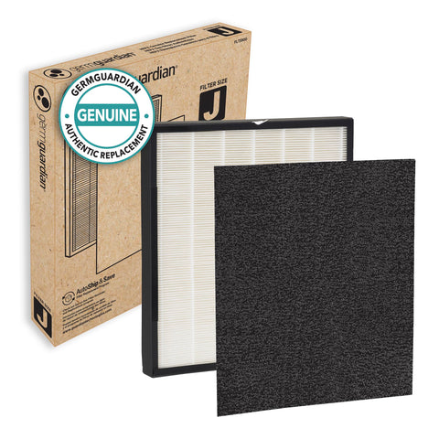 GermGuardian FLT5900 Filter J HEPA layer captures dust and allergens for cleaner air.