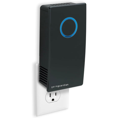 GermGuardian GG1100B pluggable air sanitizer purifies small rooms for fresher air.