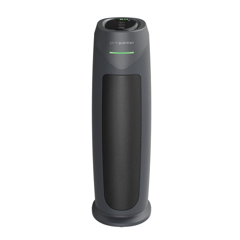 GermGuardian HEPA purifier in graphite for large-room air cleaning up to 743 sq ft.