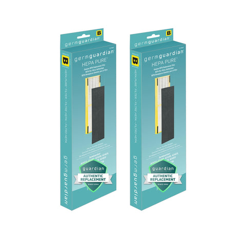 GermGuardian Filter B two-pack front view for cleaner indoor air