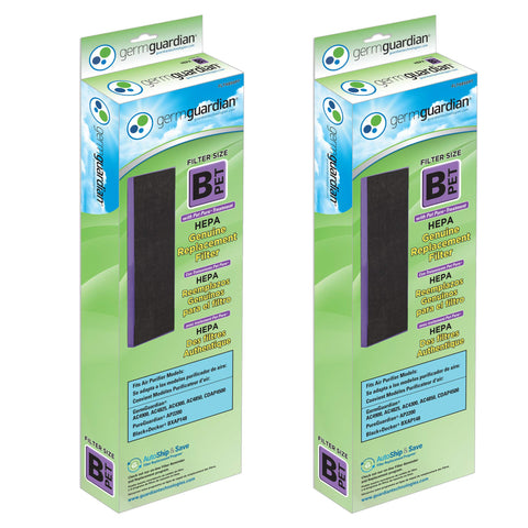 GermGuardian Pet Pure Filter B 2-pack front view, ready-to-use replacement for pet-friendly air.