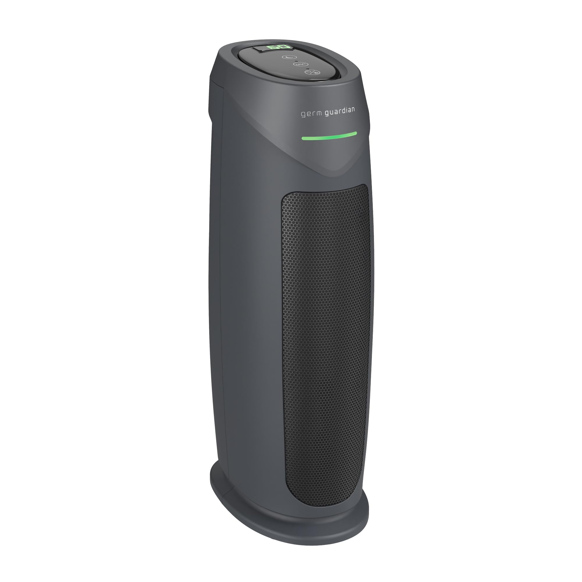 GermGuardian purifier covering up to 743 sq ft for whole-room freshness.