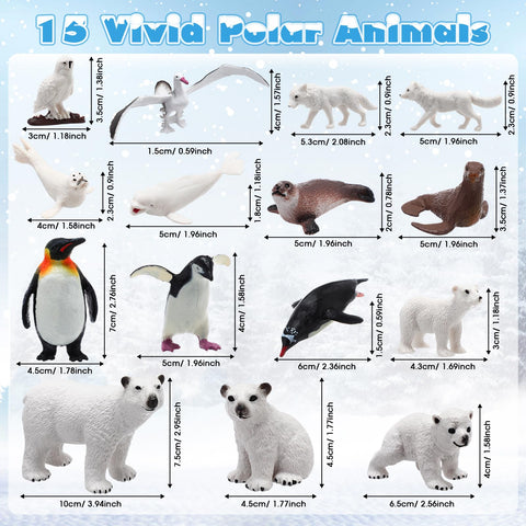 Gerrii Arctic penguin figurine enhances immersive winter scenes for classrooms.