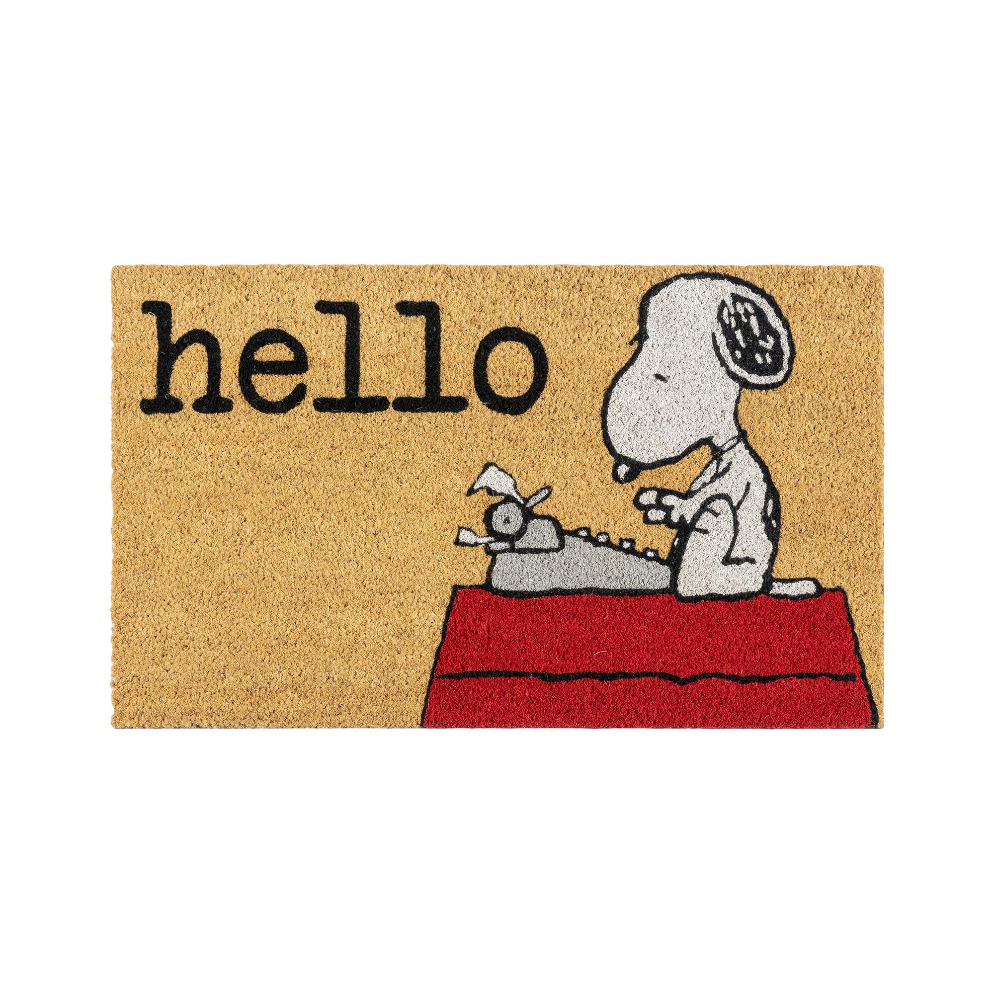 Gertmenian licensed Snoopy doormat for quality and licensed appeal.