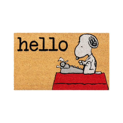 Gertmenian licensed Snoopy doormat for quality and licensed appeal.