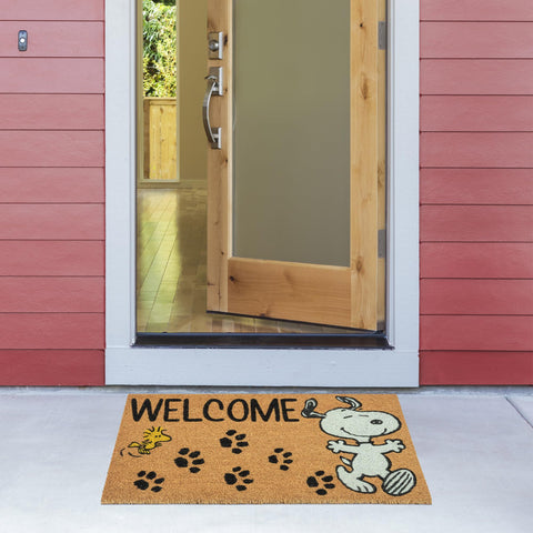Gertmenian Snoopy design adds playful welcome to entryways.