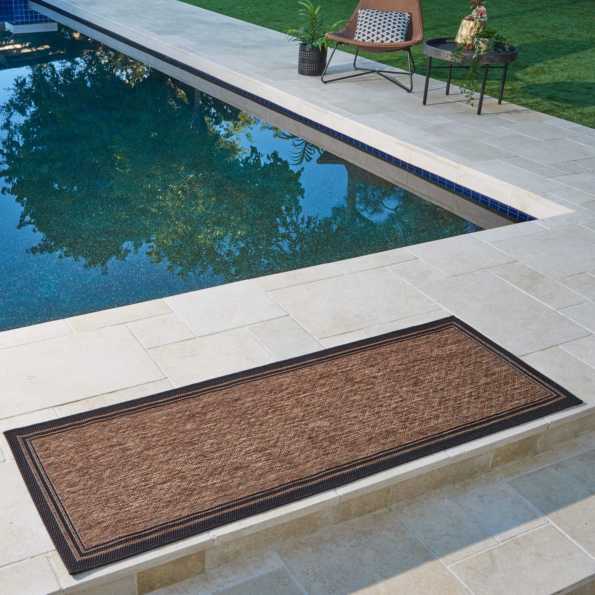 Gertmenian rug UV stabilization helps color stay vibrant in sun.