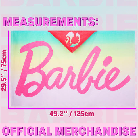 Get Trend Barbie gift-ready towel ideal for birthdays and travel