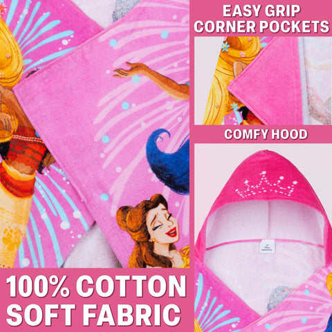 Get Trend Disney Princess hooded towel with Moana to wrap up quickly after water play