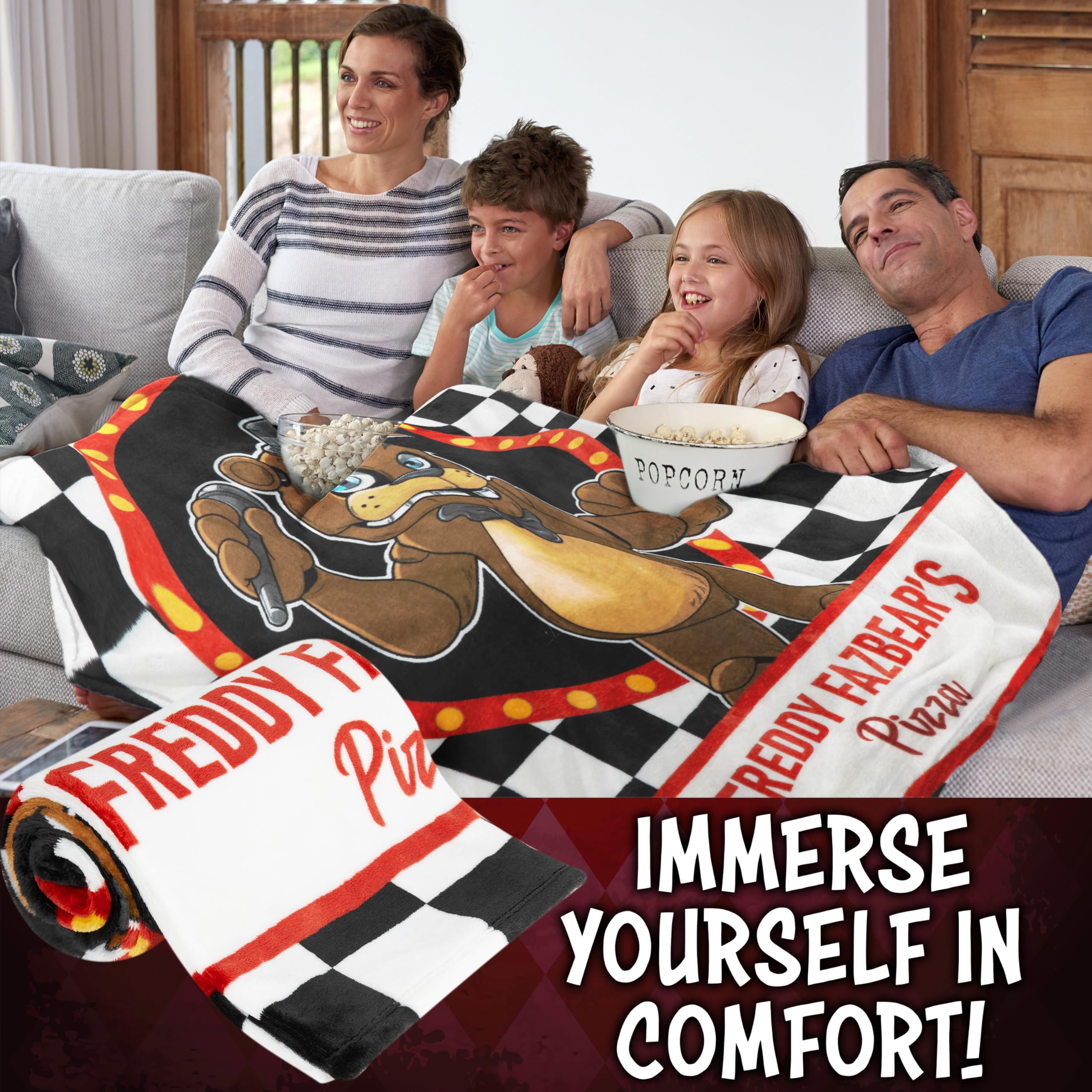 Get Trend FNAF blanket dorm room layer for cozy studies.